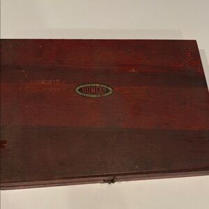 Vintage Dunlap Tap Drill set in wooden box